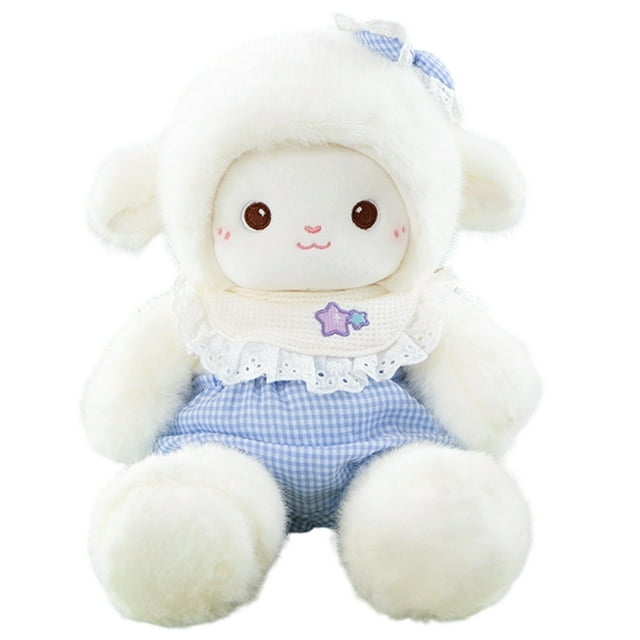Ramo de ovejas de peluche, cordero de peluche, juguete de peluche, almohada suave y mullida, muñeco de peluche de oveja, apoyo emocional, muñeco de peluche