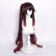 thumbnail image 2 of High Quality Simulation Scalp Genshin Impact Hutao Cosplay Wig Anime Game Hu Tao Heat Resistant Hair Wigs + Wig Cap heqiyong LED, 2 of 2