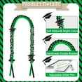 thumbnail image 3 of Nrnio Graduation Leis 2025 Class of 2025 with Glitter Pins Handmade Double Braided Ribbon Garland Money Holder for Him Her Graduation Ceremony Present Congrats Grad Gift Idea (Green), 3 of 6