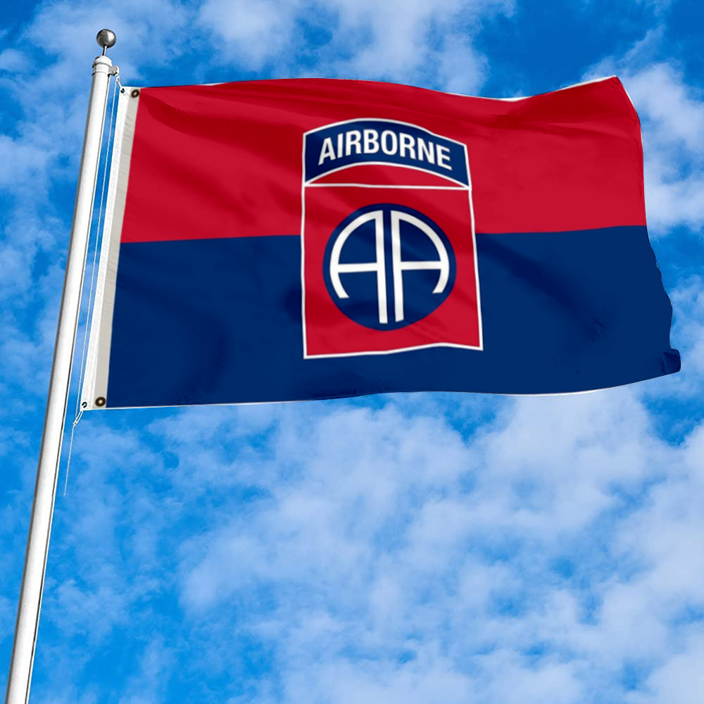 Dutern Double Sided US Army 82nd Airborne Division Flag Banner 3 Ply with Brass Grommets 3x5 Feet
