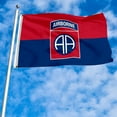 thumbnail image 3 of Dutern Double Sided US Army 82nd Airborne Division Flag Banner 3 Ply with Brass Grommets 3x5 Feet, 3 of 4