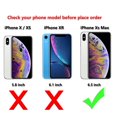 thumbnail image 2 of Fundas para iPhone XS Max, funda resistente para iPhone XS Max de 6,5", protección integral a prueba de golpes, armadura resistente de plástico duro y goma amortiguadora, funda 3 en 1., 2 of 8