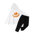 thumbnail image 3 of Kiijoy Girls Halloween Cute Graphic Hooded Cape Top Pants Two Piece Outfits, Sizes 0-9, 3 of 7