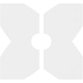 thumbnail image 4 of 34"OD x 7"ID x 11 3/4"C x 1"P Titus Architectural Grade PVC Contemporary Ceiling Medallion, Two Piece, 4 of 11