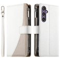 thumbnail image 1 of Funda cartera GANGXUN para Samsung Galaxy S23 FE , cuero PU con tarjetero, cremallera, correa de mano, soporte y protección 729°, 1 of 6