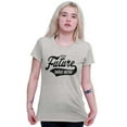 thumbnail image 4 of The Future Was Now Motivational Quote Womens Fitted Plus Size Graphic Tee Brisco Brands 2X, 4 of 5