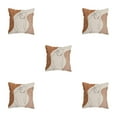 thumbnail image 1 of Transemion Throw Pillows Cover Soft And Durable For Home Decoration Easy To Clean Polyester Cushion Cover Pillow Cover Fit W0134-7 5Set, 1 of 6