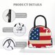 thumbnail image 4 of Balery American Flag Map Bolsa de Almuerzo para Mujeres, Caja de Almuerzo, Bolsa de Almuerzo Pequeña Impermeable, Tote de Almuerzo Reutilizable con Gran Capacidad, 4 of 6