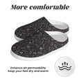 thumbnail image 6 of Yiaed Vintage Sketch Autumn Plants Print Slippers Fuzzy Warm Cozy Slippers Non Slip House Slippers For Indoor Outdoor Slippers House Slippers-35/36, 6 of 7