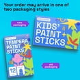 thumbnail image 7 of ARTISTRO 100% Washable Tempera Paint Sticks for Kids - 12 Non-toxic Paint Markers for Kids - Color Sticks with Twist Design, 7 of 7