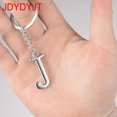 thumbnail image 2 of GHSDFBB Initial Letter Keychain Key Ring for Women Men Boys Girls Personalized Alphabet Monogram Keychain for Car Keys, 2 of 5