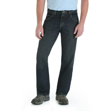 Wrangler Men's Rugged Wear Relaxed Straight Fit Jeans Denim Comfort Union New