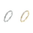 thumbnail image 1 of (Lot de 2) Rinsvye Zirconia Rings Mujer Women Rings Ensemble for Women Rings able Rings Ring Ensemble Ring for Women Anillos Big Rings for Women Female Rings, 1 of 9
