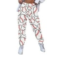 thumbnail image 5 of Women Print Bottom Sweatpants Pockets High Waist Sporty Gym Athletic Fit Jogger Pants Trousers Women Pants Casual High Waist High Waist Pants for Women Casual Sweat Pants Women Casual Business Casual, 5 of 5