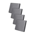 thumbnail image 2 of 4 Piezas Funda de Cojín para Sofá Elástica Protector de Muebles Decorativa para Sala de Estar Material Seda de Leche Adecuada para Uso en Hogar Oficin Gris, 2 of 8