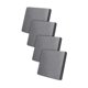 thumbnail image 2 of 4 Piezas Funda de Cojín para Sofá Elástica Protector de Muebles Decorativa para Sala de Estar Material Seda de Leche Adecuada para Uso en Hogar Oficin Gris, 2 of 8