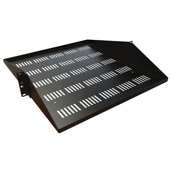 DNDMS1924BK1 - RACK SHELF CENTERED 2U 3.5(H)X24 IN DEPTH VENTED