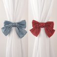 Bowknot Curtain Buckle Clip Chiffon Strap Hanging Curtain Holders