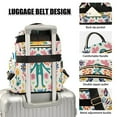 thumbnail image 3 of FORMRS Mini Backpack Purse for Women Travel Daypack Casual Shoulder Bag, Abstract Floral, 3 of 7