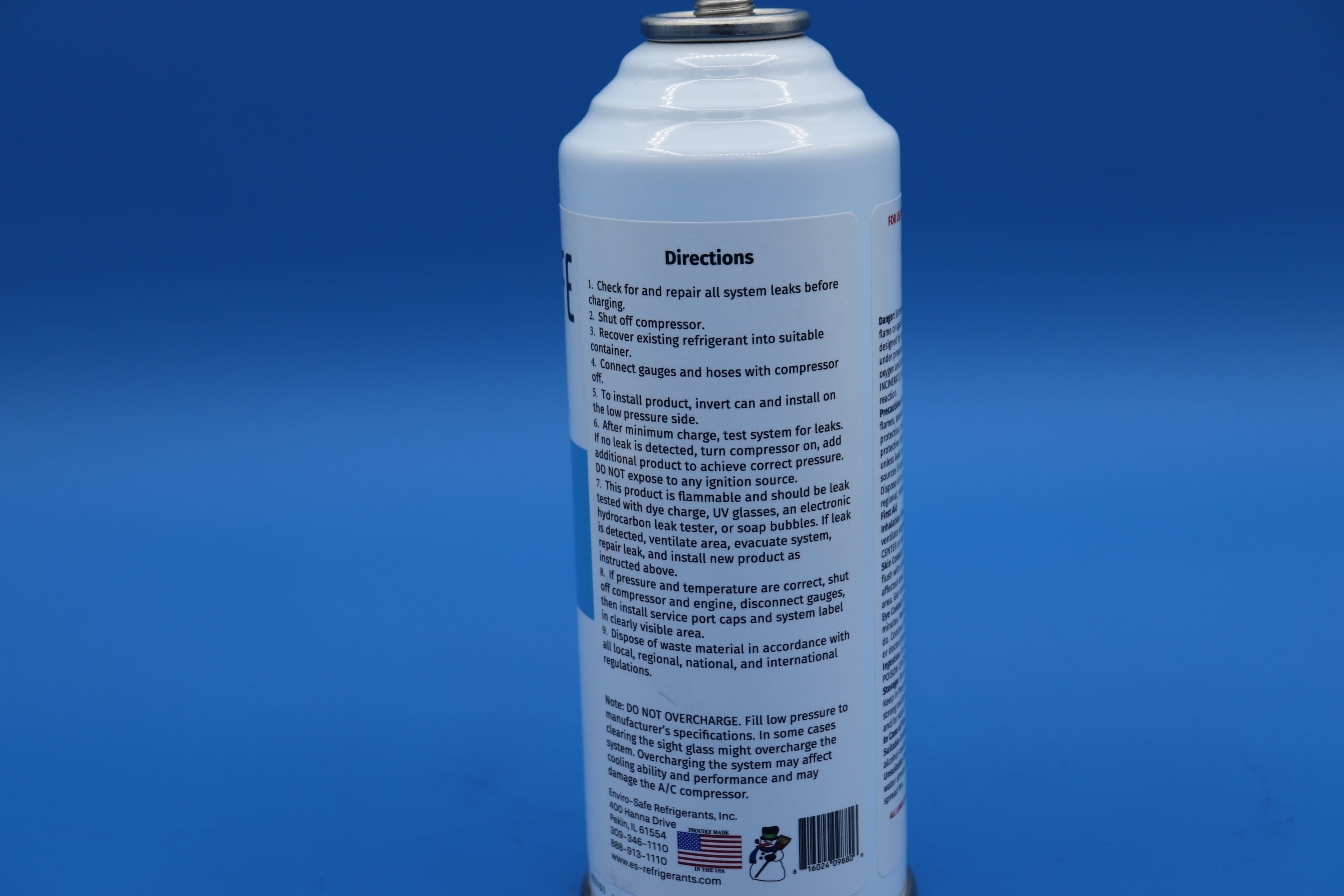 Envirosafe Industrial R134a Replacement with Charging Gauge, Multipack 2 Cans and Gauge, Automotive Refrigerant