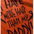 thumbnail image 5 of I Have More Hair Than Daddy Joke Toddler Boy Girl T Shirt Infant Toddler Brisco Brands 18M, 5 of 6