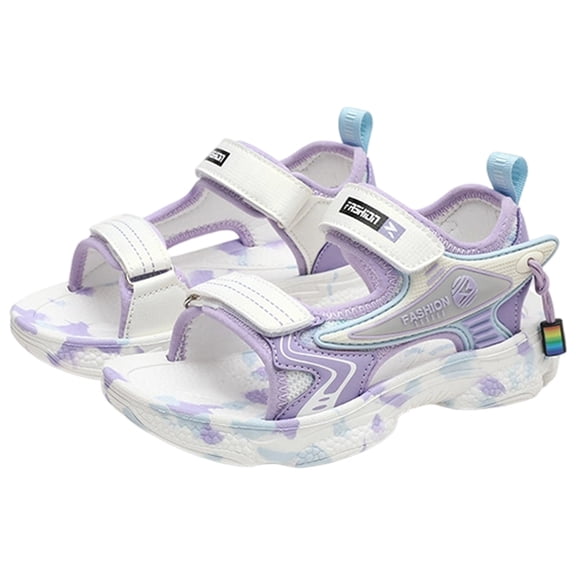 CAIVO Outdoor Casual Hollow Design Kids Shoes Daily Wear And Summer Activities Comfortable Lightweight Versatile Holiday Shoes for Active Kids