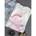 thumbnail image 3 of Cute Axolotl T-Shirt Women -Image by Shutterstock, Female x-Large, 3 of 4
