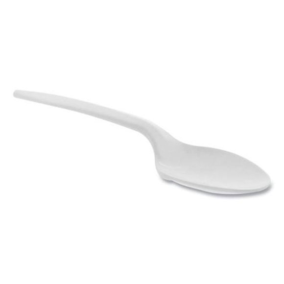 PCT YFWSWCH Filedware Cutlery Spoons, White