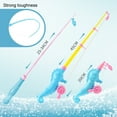 thumbnail image 7 of Fish Toys Reusable Hand-Eye Coordination Plastic Boys and Girls Magnet Pole Fishing Toys Beach Supplies, 7 of 7
