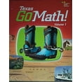 thumbnail image 1 of Pre-Owned Go Math! Texas Grade 2: 1 (Houghton Mifflin Harcourt Go Math!) Paperback, 1 of 1
