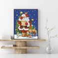 thumbnail image 4 of Cuadros Decorativos Kit de pintura de diamante 5D DIY Santa y regalos Taladro redondo completo Mosaico Imagen Artes Likrtyny embutido en tela, 4 of 9