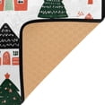 thumbnail image 3 of Yayeee Area Rugs for Living Room 6.7'x4.8' Non Slip Washable Bedroom Floor Carpet, Orange Christmas House, 3 of 5