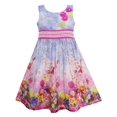 thumbnail image 1 of Robe Fille Débardeur Rose Jardin Imprimé Fleur Coton Violet 4 Ans, 1 of 4