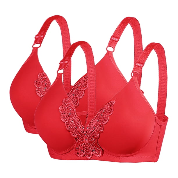 Puntoco Sujetadores sin aros para mujer, ropa interior cómoda de color liso con huecos y sin aros para mujer