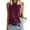 Red Wine, variant on Sherrylily Womens Crew Neck Tank Tops Casual Loose Fit Sleeveless Shirt S-2XL