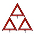 thumbnail image 1 of 3pcs Triangle Emergency Warning Signs Car Reflective Roadside Sign Safety Road Car Signs, 1 of 8