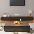 thumbnail image 6 of POVISON 78.74" Modern Wood Black TV Stand, Rectangular Media Console with 4 Drawers , Fully-Assembled, 6 of 11