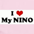 thumbnail image 2 of CafePress - I Love My NINO Infant Bodysuit - Baby Light Bodysuit, Size Newborn - 24 Months, 2 of 4
