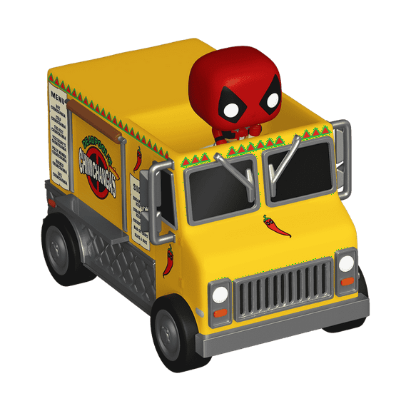 Funko Bitty POP! Ride: Marvel- Deadpool's Chimichanga Truck, Collectible Vinyl Figure