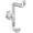 Chrome, variant on Delta 73535-CZ Saylor Double Robe Hook - Bronze