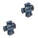 thumbnail image 2 of Guardurnaity Guantes de invierno para niños Manoplas de esquí Camuflaje de moda Clima frío Guante de esquí para niños para deportes de ciclismo Azul 2Conjunto, 2 of 6