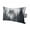 White, variant on Dark Green Pine Forest Outdoor Pillows for Chaise Lounge Chair Waterproof Lumbar Pillows with Insert&Adjustable Elastic Strap Beach Headrest Pillow Misty Tree Clouds Nature Pool Pillow 11"x16"
