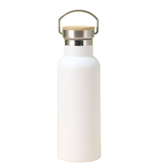 Travel Mug Stainless Steel Insulated Water Bottle 500ml Double Wall Vacuum Sports Bottle Portable Wide Outdoor Reusable Metal Canteen