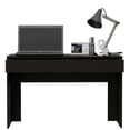 thumbnail image 2 of Clio Black Computer Desk with Two Drawers, 2 of 5