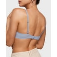 thumbnail image 6 of Women's Sheer Demi Balconette Bra Sexy Mesh Unlined Underwire See Through Demi Bras, 6 of 6