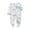 White, variant on Bow White Baby Pajamas One-Piece N Play Footie Baby Boy Girl Pjs' Jumpsuit White 3-6 Months