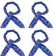 thumbnail image 2 of 4Pcs Cooling Towel Scarf for Sports, Cooling Neck Wraps Ice Towel, Soft Breathable Chilly Towel, Yoga Running Gym Accessories, Sweat Resistant, Blue, 2 of 4
