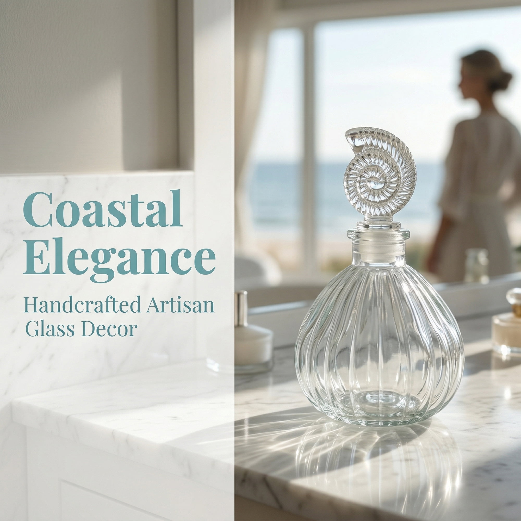 Unique Bargains 2pcs Decorative Glass Jars with Ornate Glass Stoppers Snail Shaped Snap Cover 3.3"x3.3"x5.9"