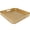 S-gold-13" x 13" x 1.6", variant on Serving Tray Rectangular Plastic 11.8" x 15.7" x 1.6" 3040gold For Coffee Table