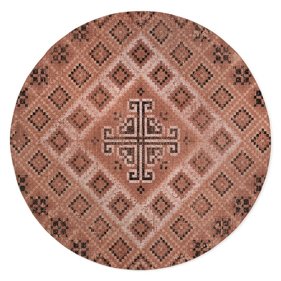 Adiland Rust Distressed Office Mat by Kavka Designs